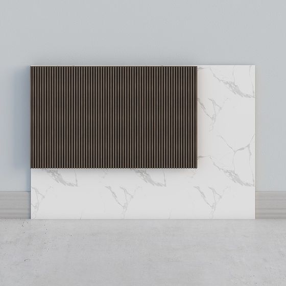 Striped Marble Screen 3D model