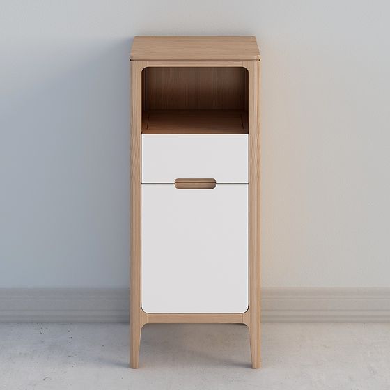 Urban Elegance Bedside Table 3D model