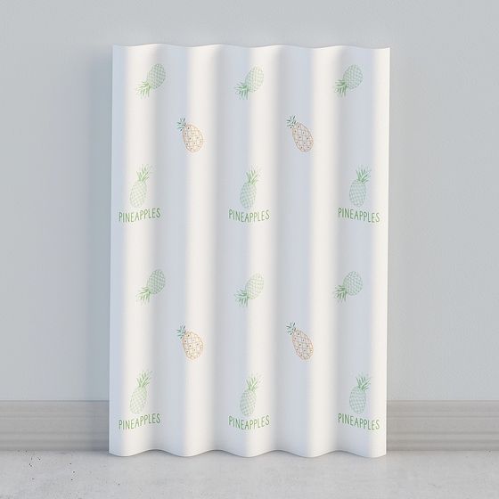 Tropical Pineapple Theme 3D model