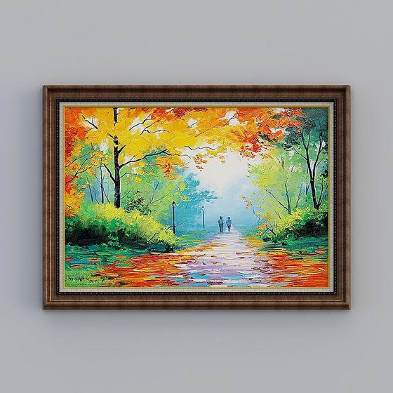 Autumn Stroll 3D model