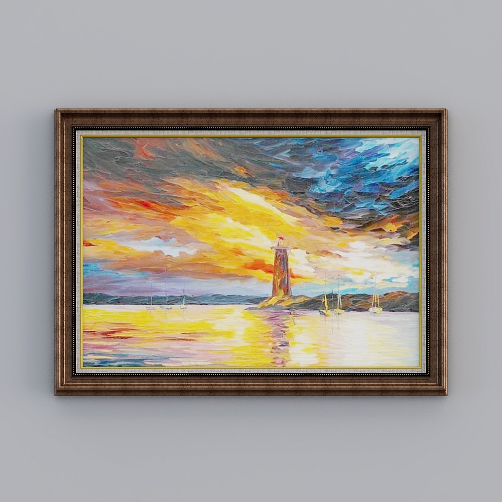 Cung đình đủ tranh - Tranh trang trí huyền ảo phong cách Châu Âu - Lococo - Lighthouse A