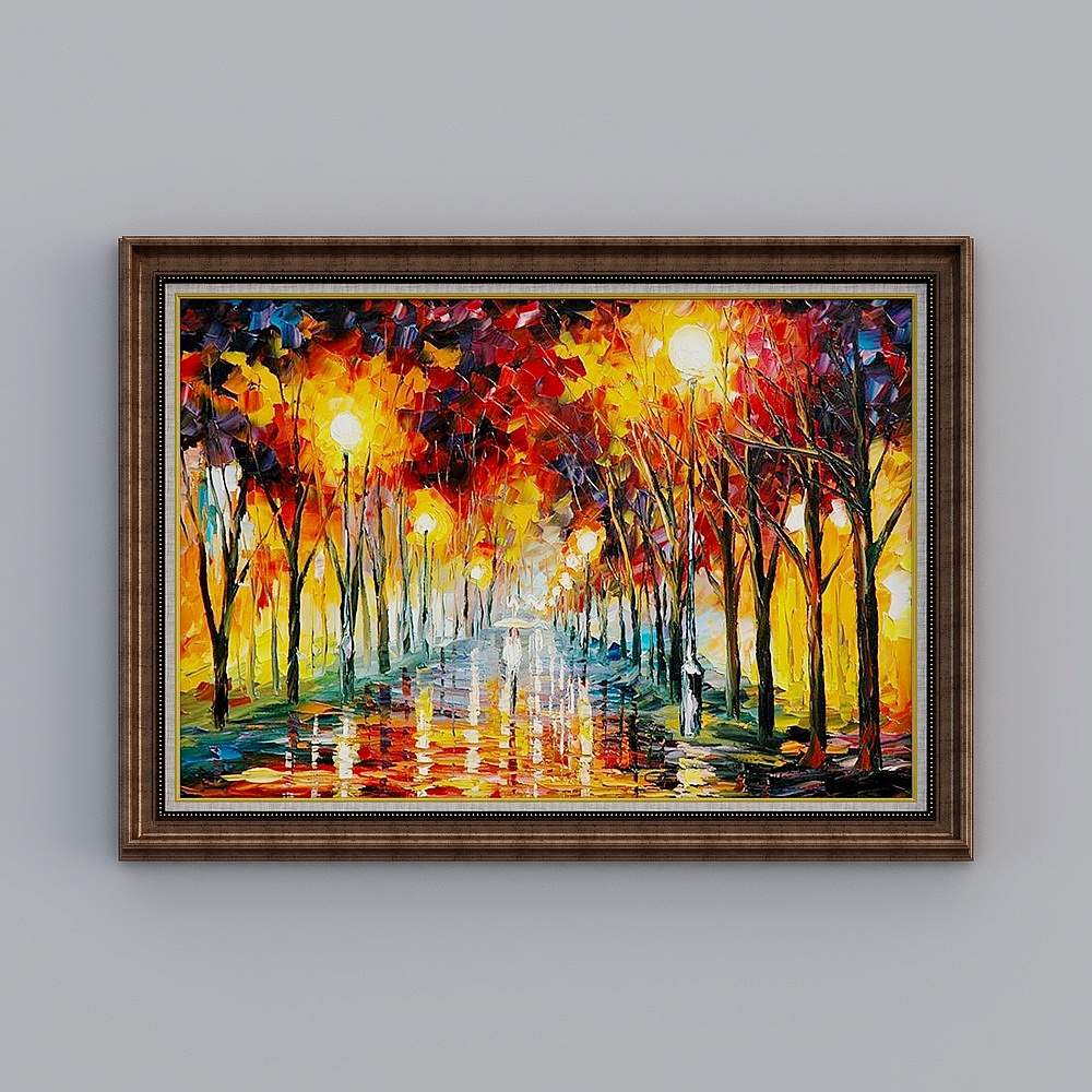 The whole house with painting - European-style metaphysical decoration painting - Lococo - Sequoia Tree D