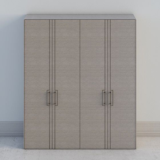 Urban Wardrobe 3D model for Modern Spaces