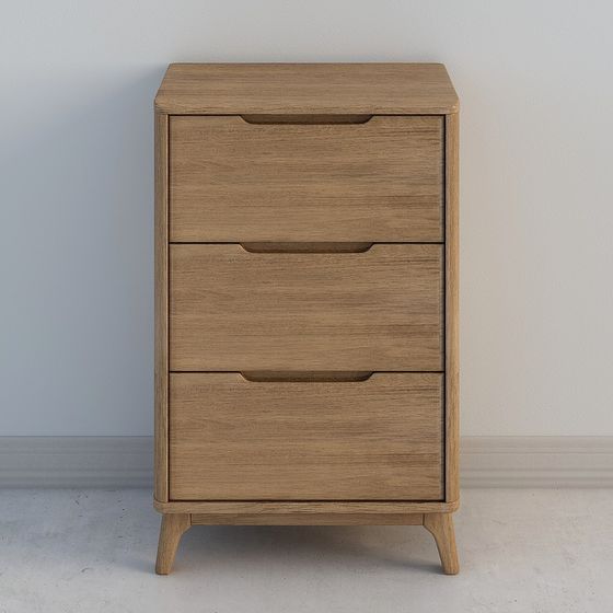 Mid-Century Modern Dresser 3D model