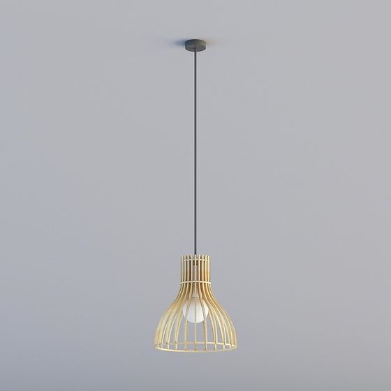 Modern Minimalist Pendant Lamp 3D model