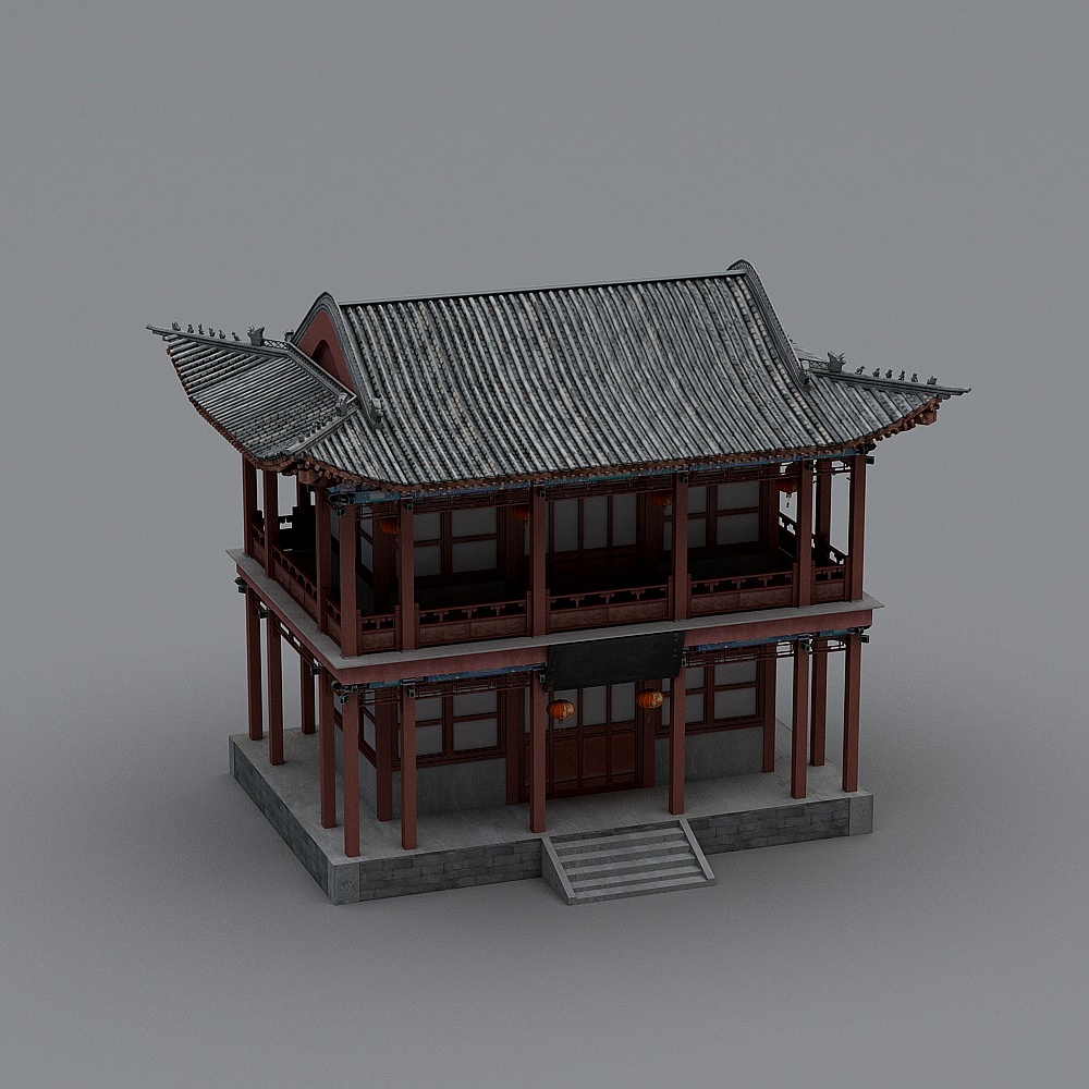 Traditional Eastern Aesthetic 3D Model