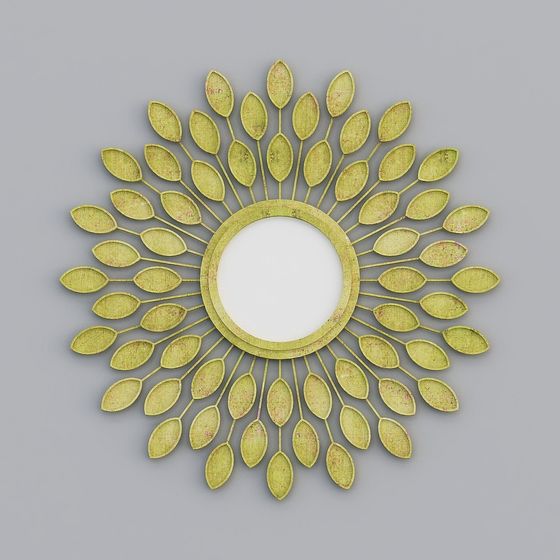 Organic Low-Poly Garden Art 3D model