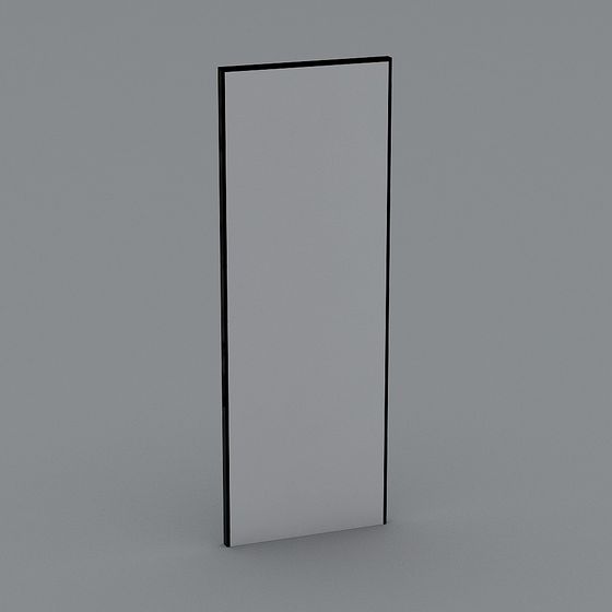 Sleek Minimalist Door 3D model for Modern Urban Spaces