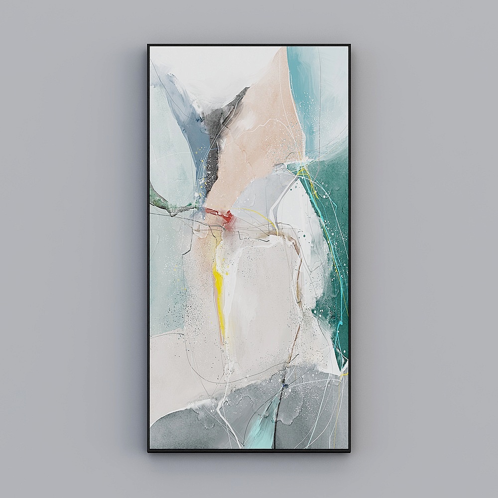 Courtesy full house matching painting - modern minimalist hall xuanguan decorative painting - single - limited-time rhapsody J