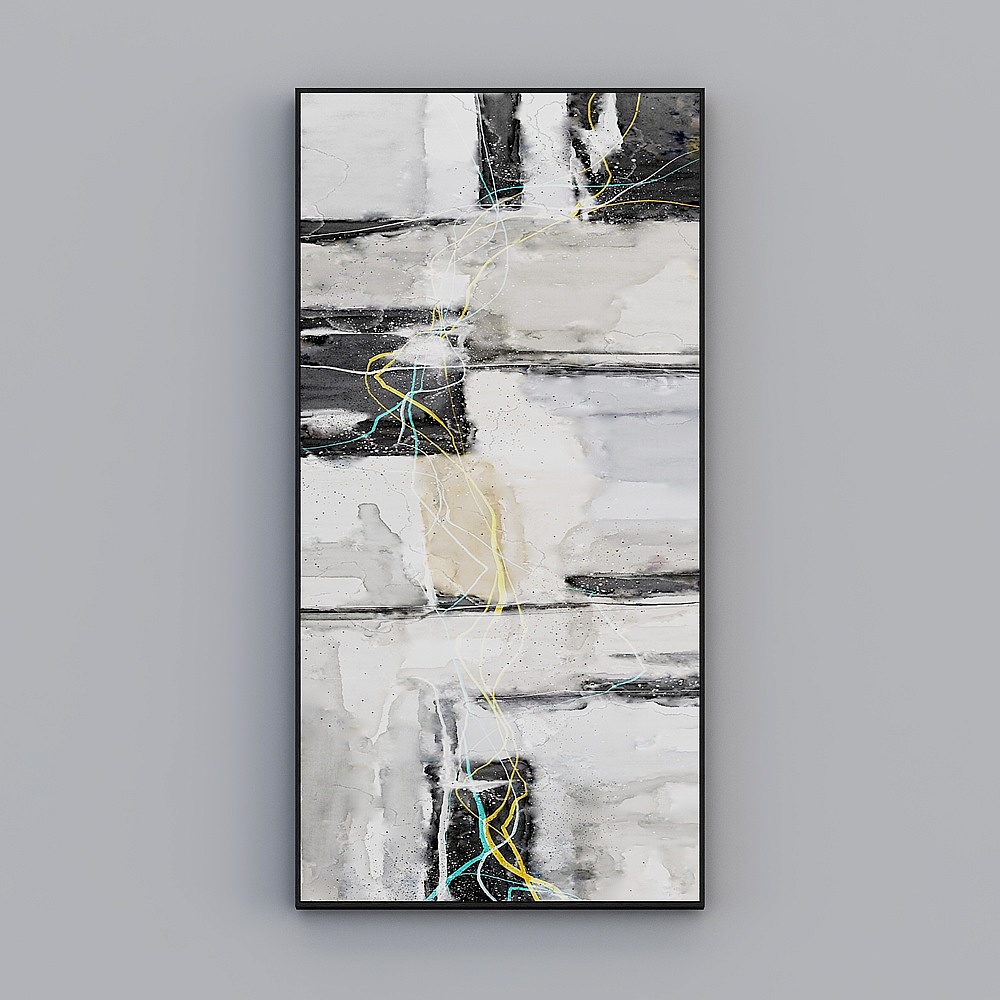 Abstract Art 3D Model - Low Poly Design