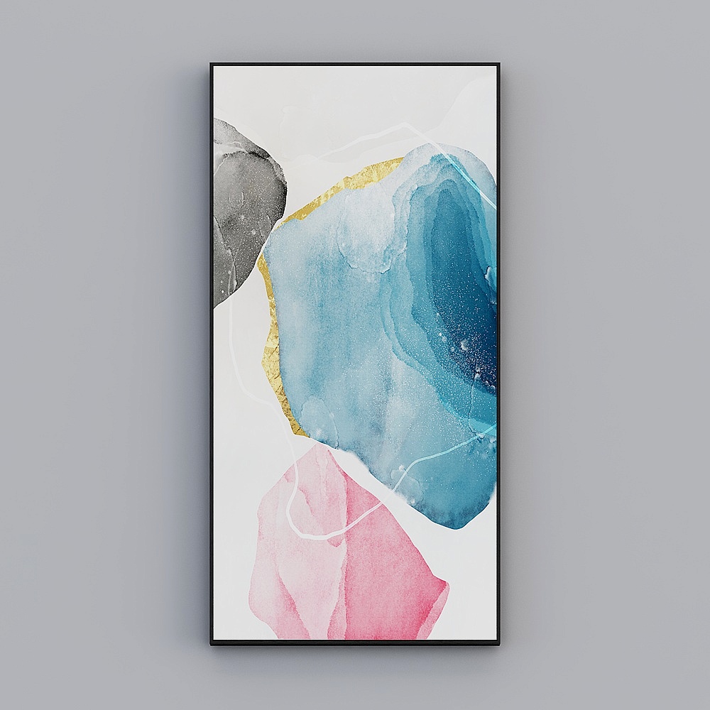 Courtesy full house with painting - modern minimalist hall xuanguan decoration painting - single - limited-time rhapsody K