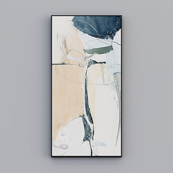 Stunning Abstract Art 3D Model