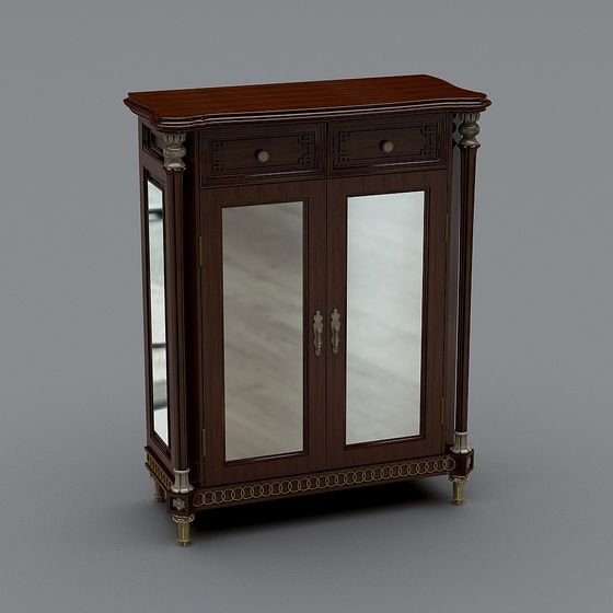 Classic Mirror Cabinet 3D model