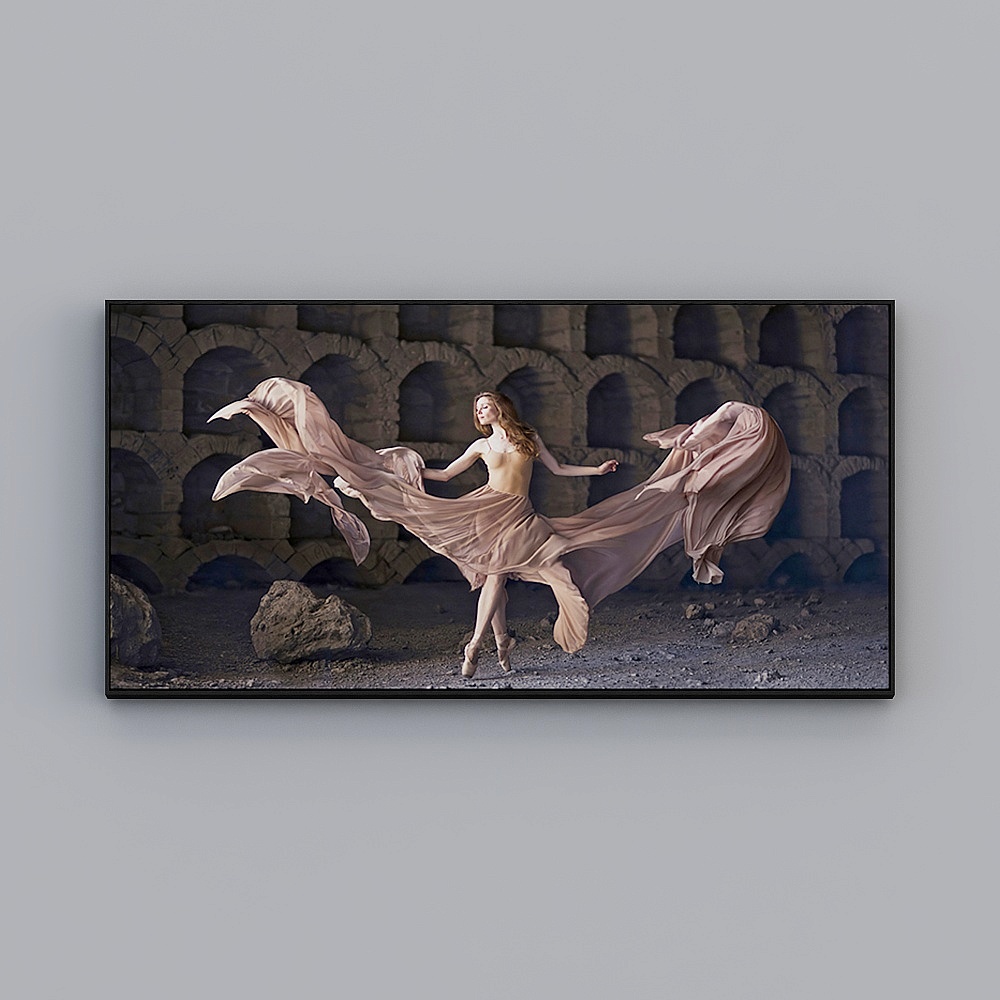 Courtesy full house with painting - modern minimalist living room decorative painting - single - light dance neon G