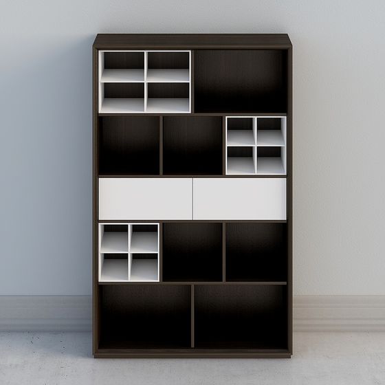 Urban Storage 3D Model Bookshelf for Modern Spaces