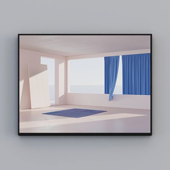 Seaside Sanctuary 3D model for Peaceful Designs