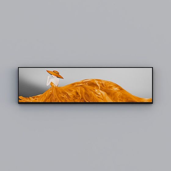 Flowing Colors 3D Model