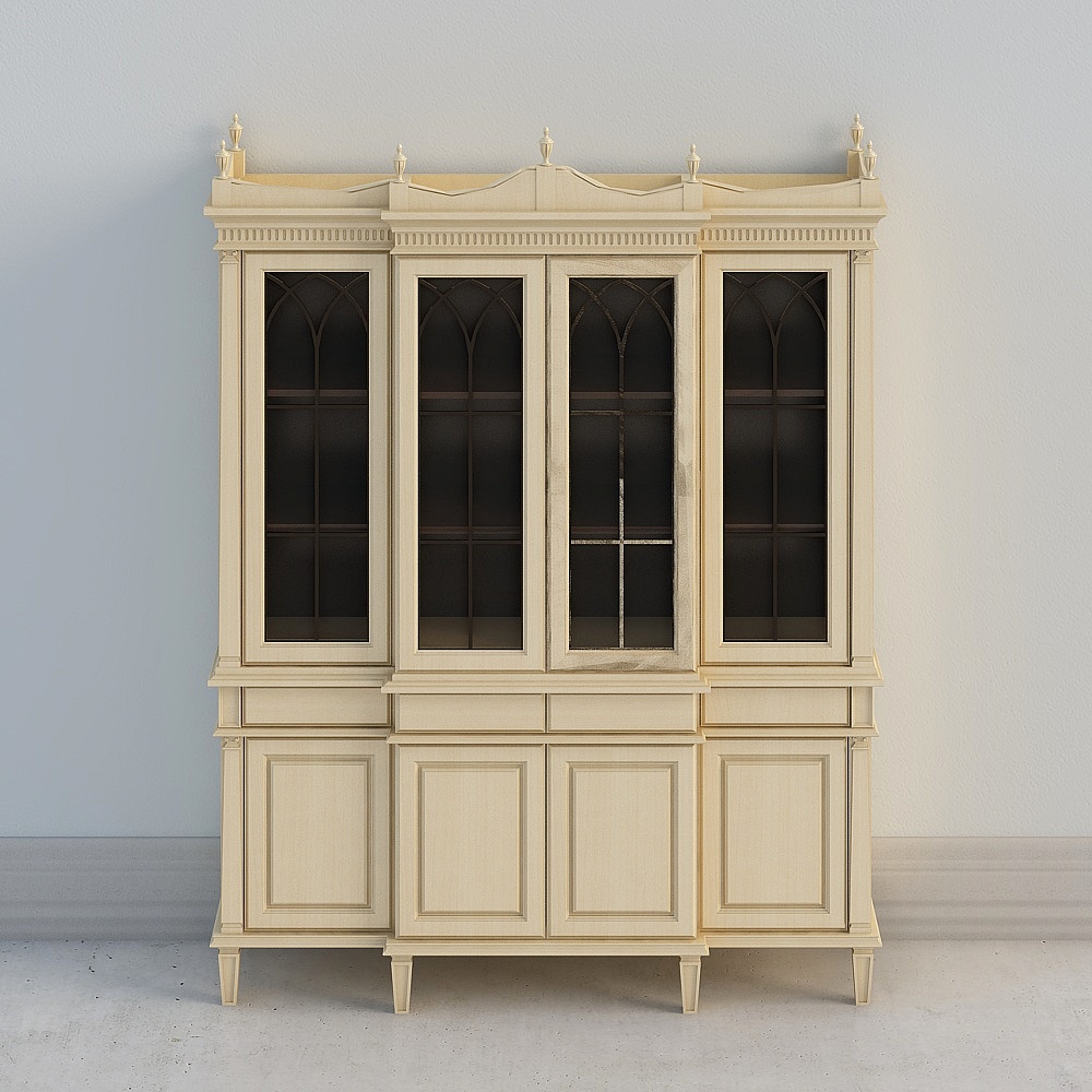 8809 Four-door bookcase