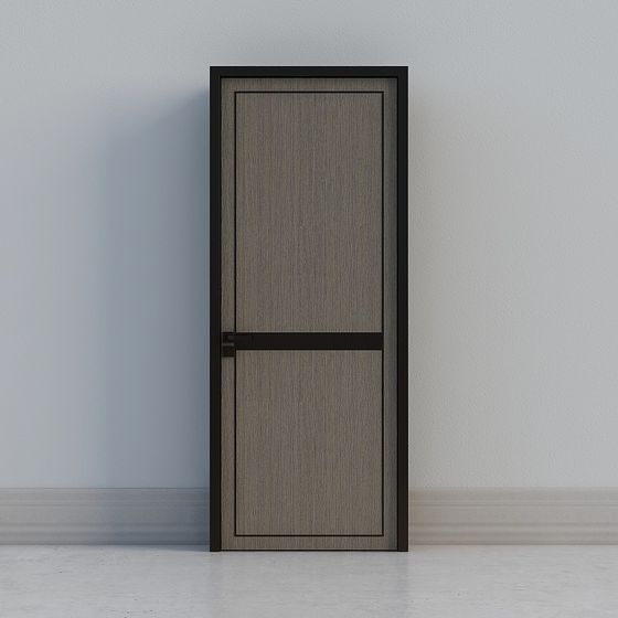 Modern Minimalist Interior Door 3D Model