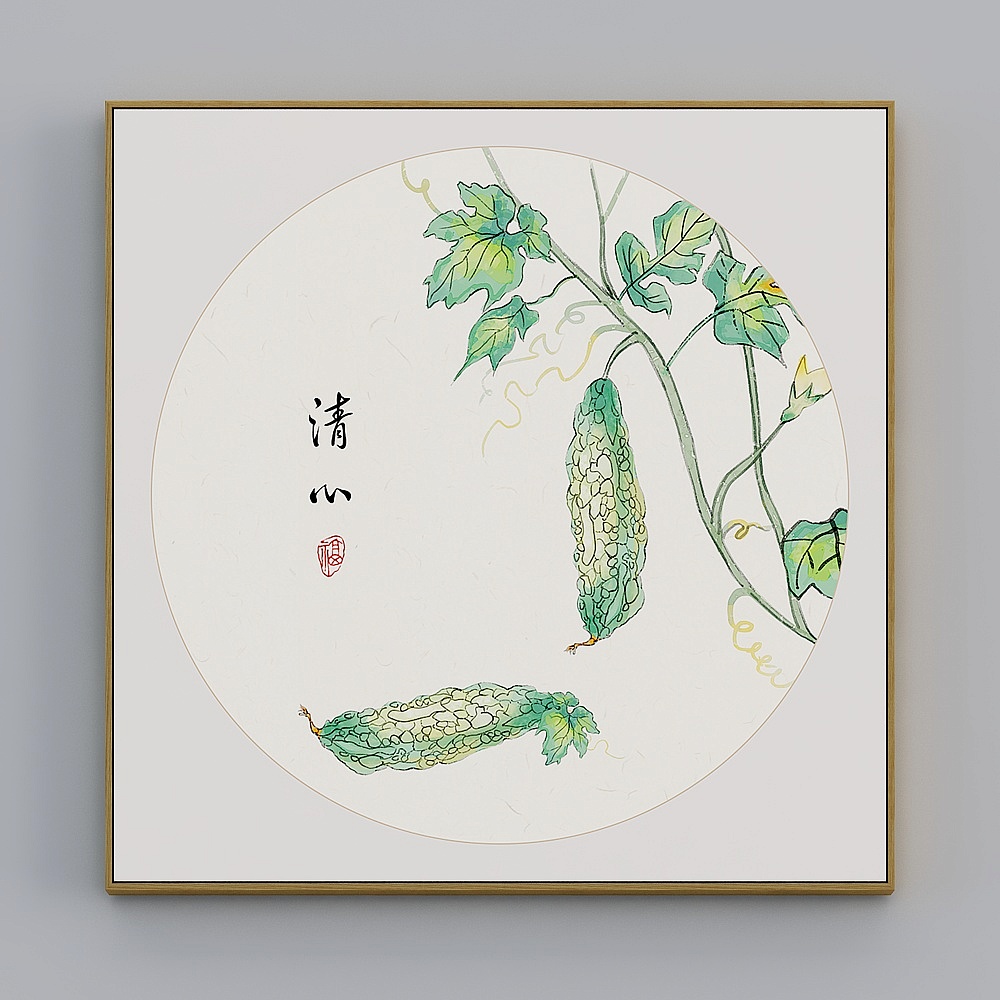 Courtesy full house with painting - Chinese-style guest restaurant Xuanguan decorative painting - single - Zhiyi L