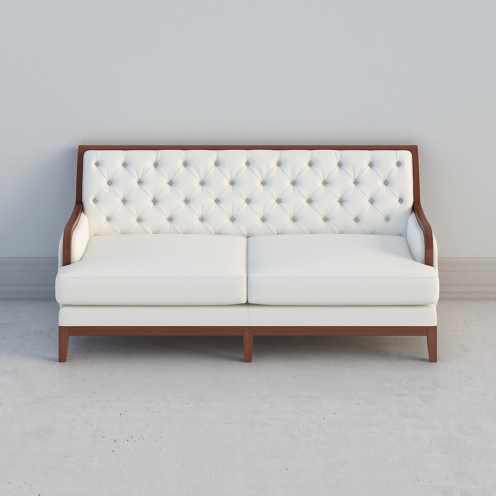 Mid-Century Modern Sofa 3D model