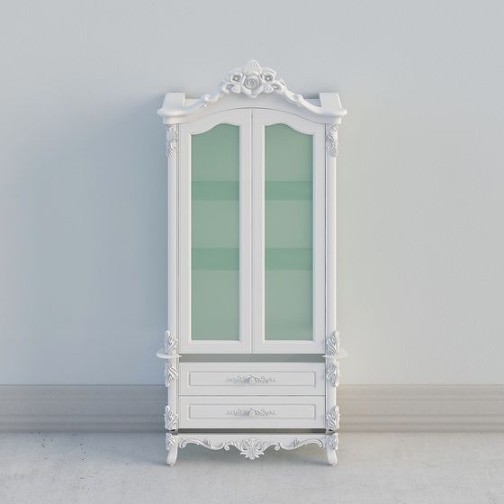 Royal Elegance Wardrobe 3D model