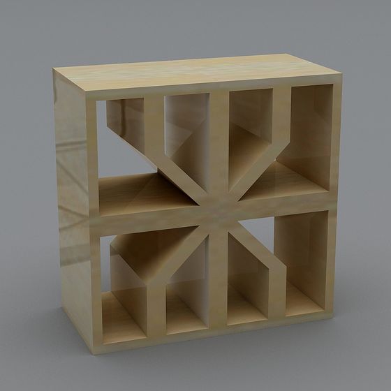 Geometric Cube 3D model with Unique Charm
