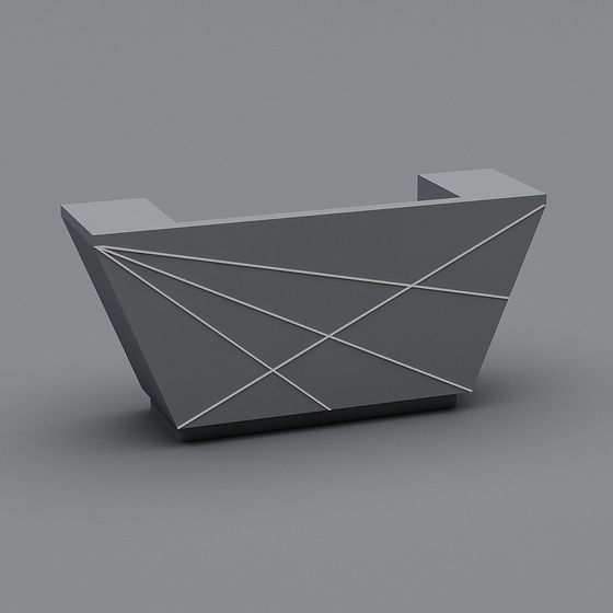 Urban Geometry Reception Desk 3D model