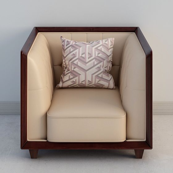 Urban Sofa 3D model - Modern Chic Style