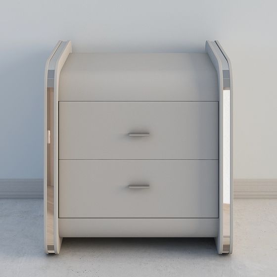 Urban Elegance Bedside Table 3D model
