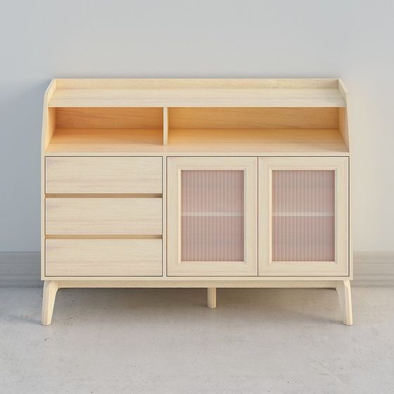 Mid-Century Modern Sideboard 3D model