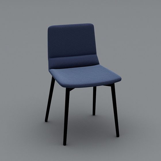 Urban Blue Chair 3D model