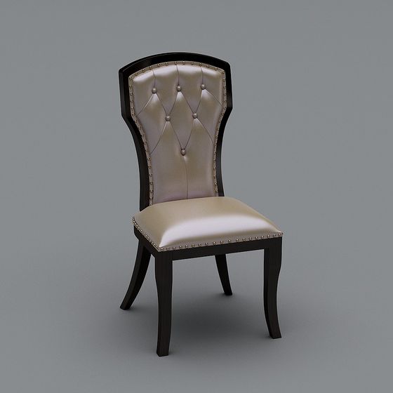 Elegant Low-Polygon 3D Chair Model