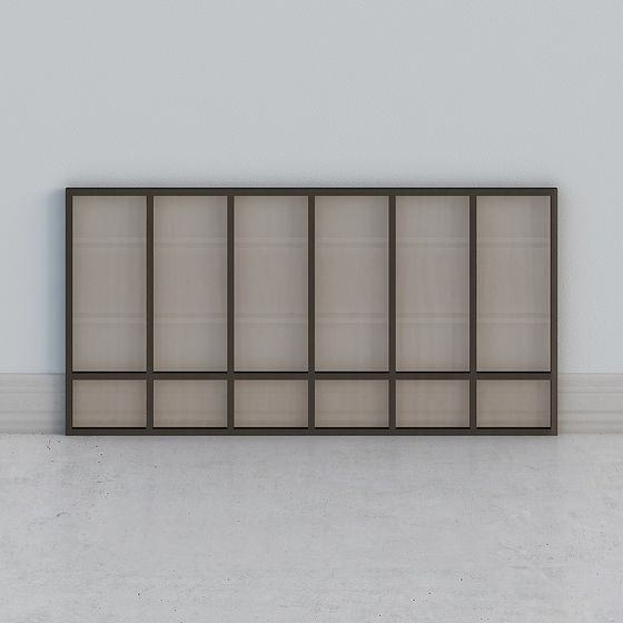 Modern Glass Curtain Wall 3D model