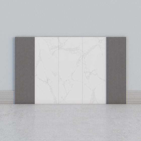 Elegant Marble Panel 3D model for Creative Projects