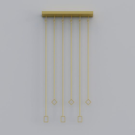 Hanging Geometric Art 3D model