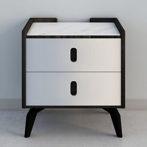 Urban Elegance Bedside Table 3D model
