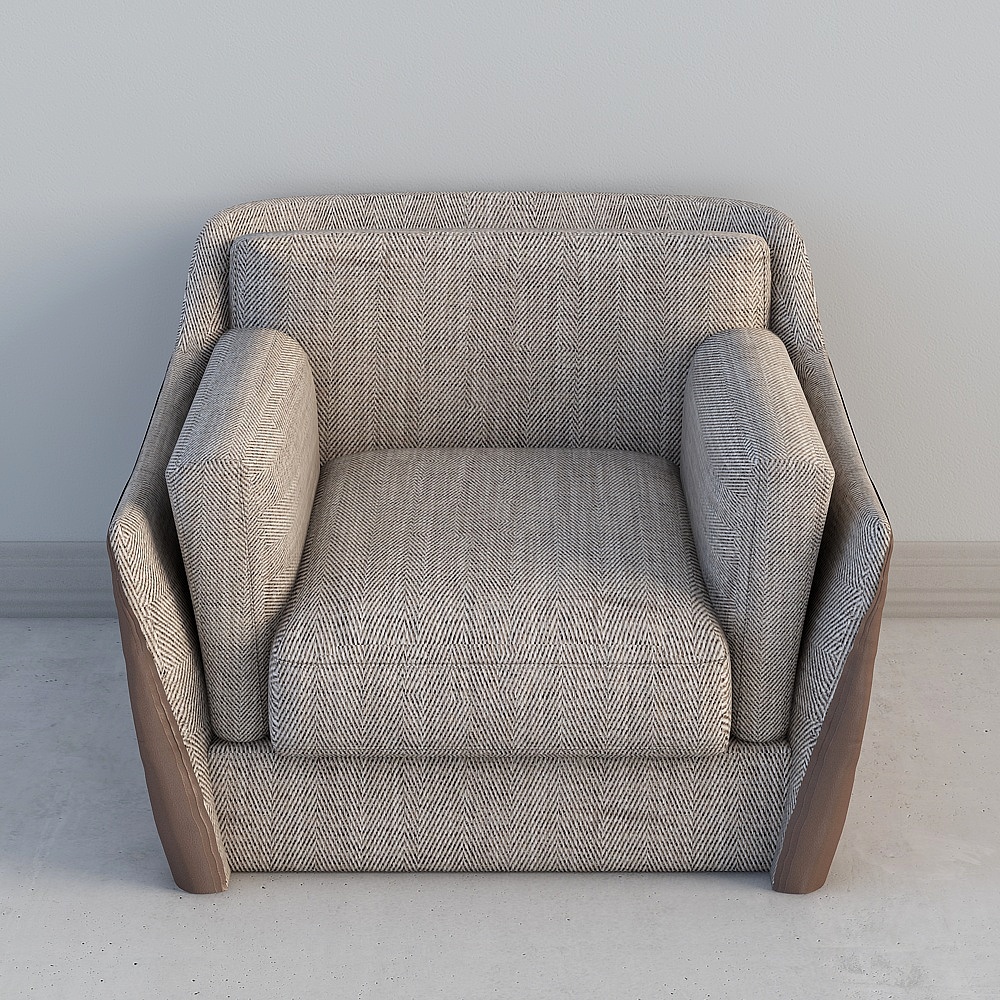 YC-Aishan Nordic-Single Sofa-U125-1