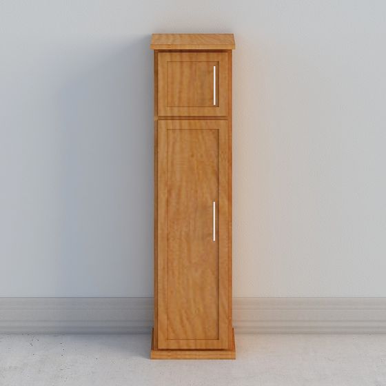 Minimalist Storage Cabinet 3D model for Modern Interiors