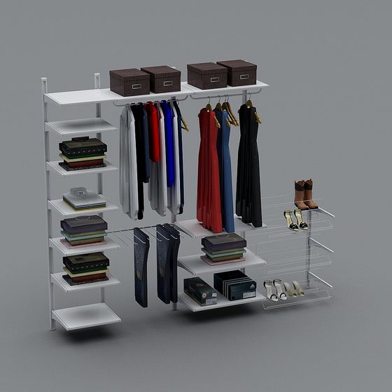 Urban Closet 3D Model Design for Modern Spaces