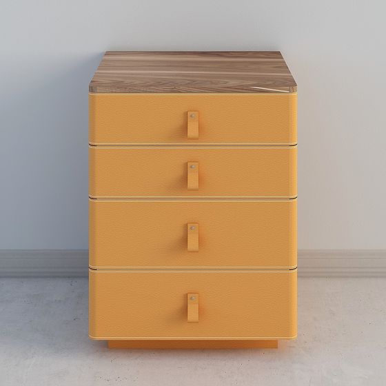 Minimalist Storage Cabinet 3D model