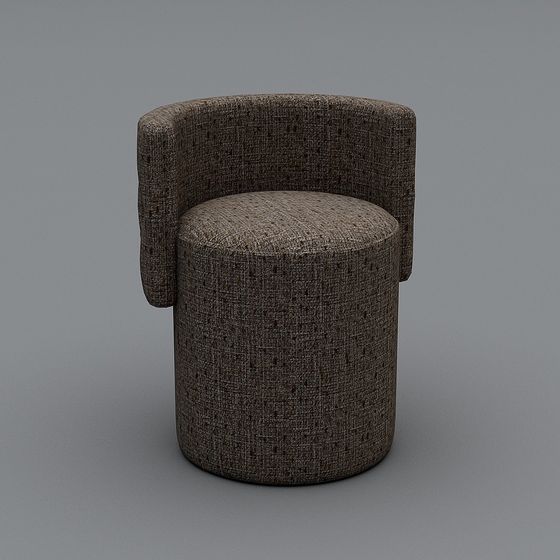 Round Comfortable Chair 3D model