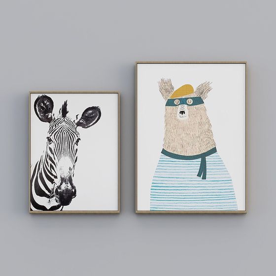 Creative Animal Frame 3D model