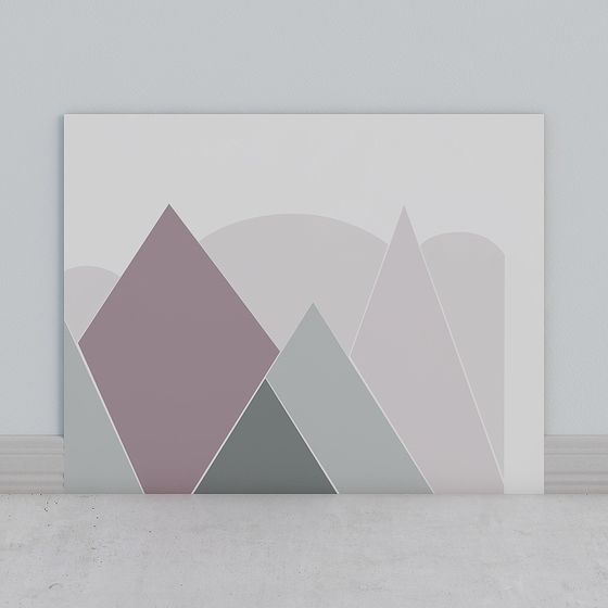 Abstract Peak 3D Model for Artistic Creations