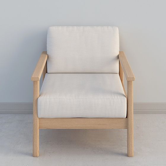 Cozy Lounge Chair 3D model