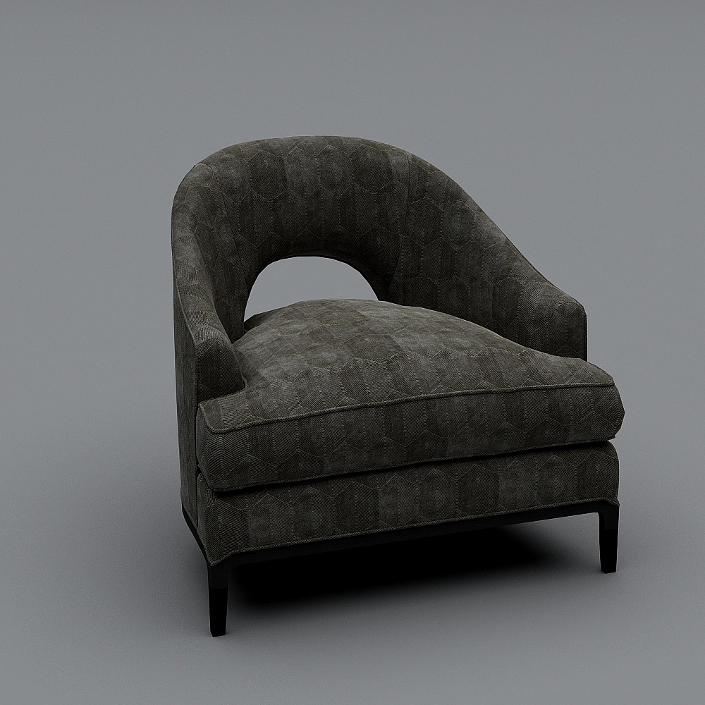 Ghế phòng khách CARNELIAN Baker_màu xám