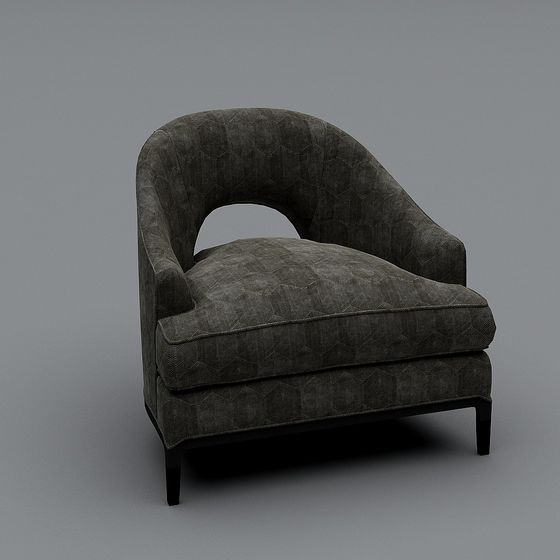 Ghế phòng khách CARNELIAN Baker_màu xám