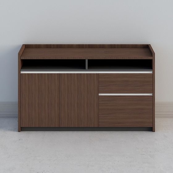 Modern Urban Living Cabinet 3D model