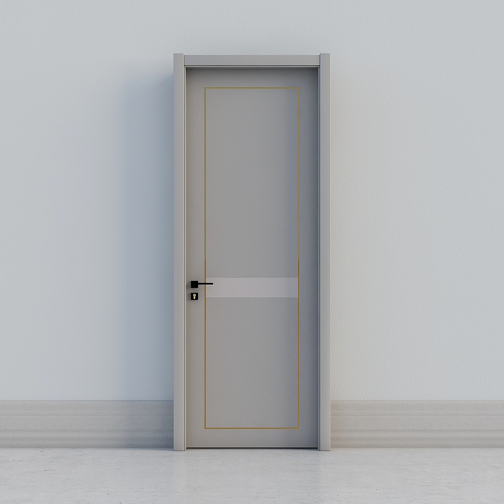 Modern grey door
