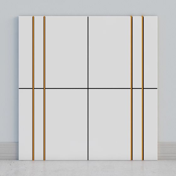 Minimalist Grid Panel 3D model